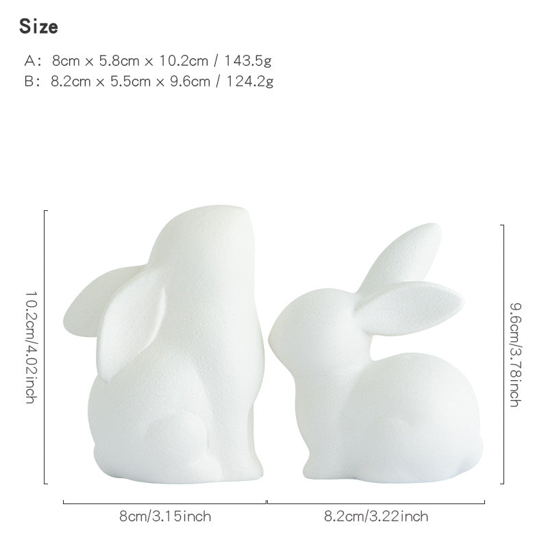 Artistic Ceramic Hare Bowlift