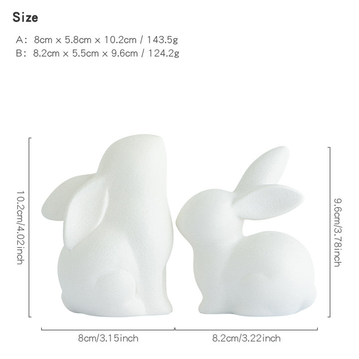 Artistic Ceramic Hare Bowlift