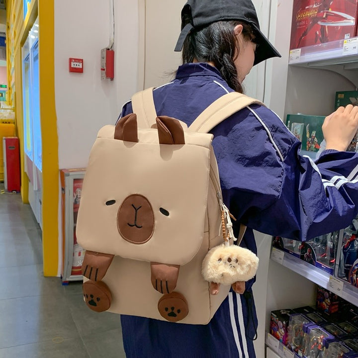 Backpack with Cute Animal Motif Bowlift
