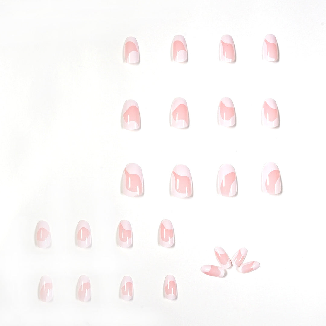 Artistic stiletto nails with elegant color structures Bowlift