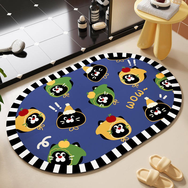 Decorative Bath Mat Bowlift