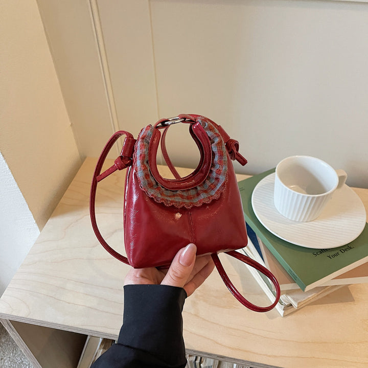WoStylish Handcrafted Leather Bucket Bag Bowlift