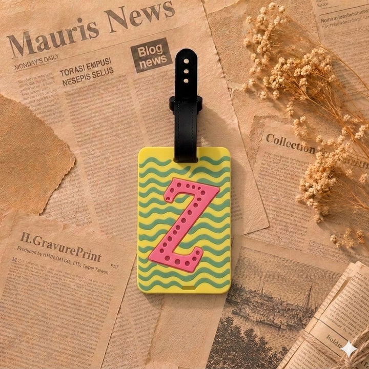 Playful Alphabet Luggage Tag Bowlift