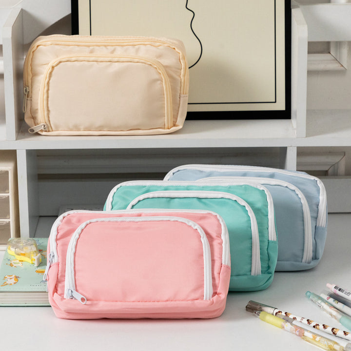 Multi-Functional Zippered Pencil Case Bowlift