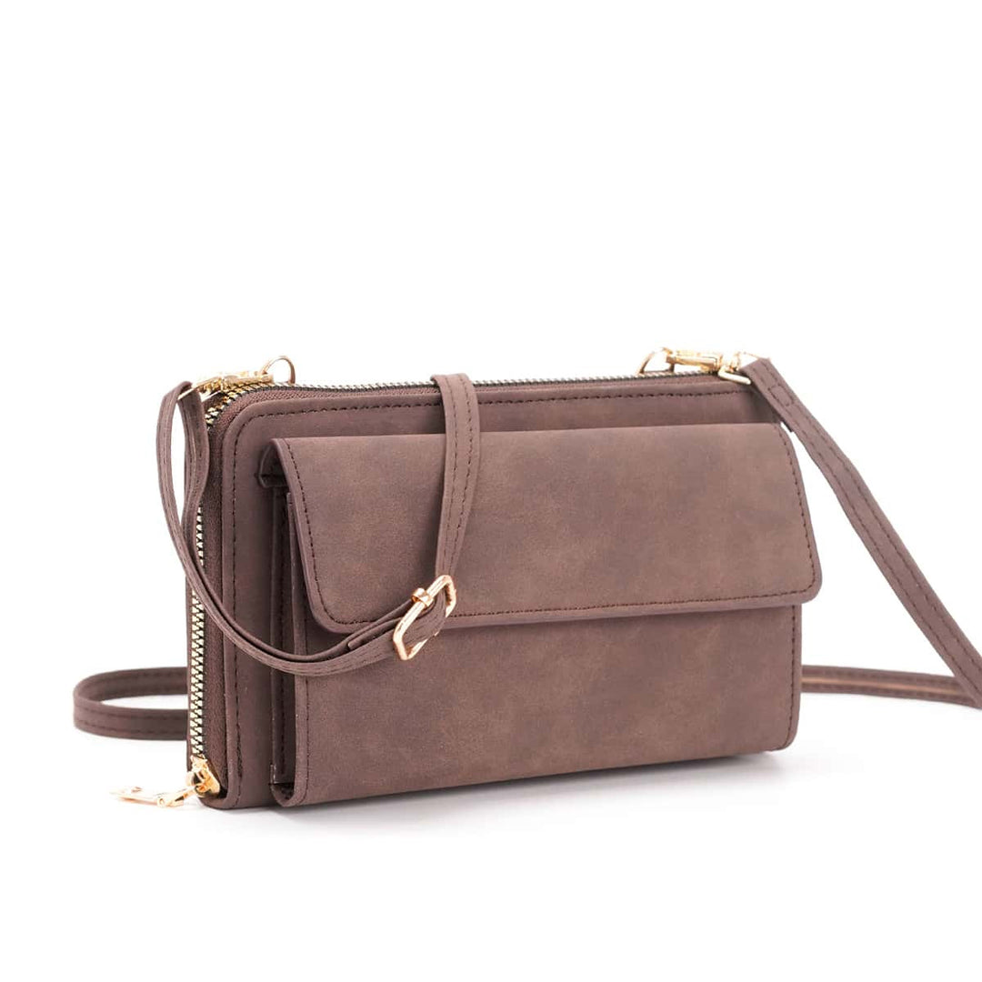Handbag with multifunctional compartments and removable shoulder strap Bowlift