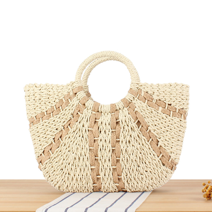 Tote bag with handcrafted weave Bowlift