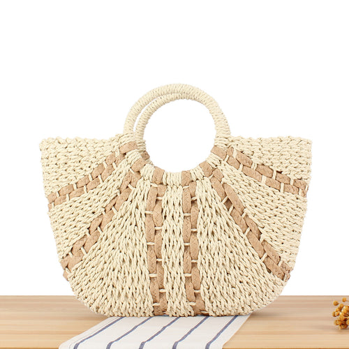 Tote bag with handcrafted weave Bowlift