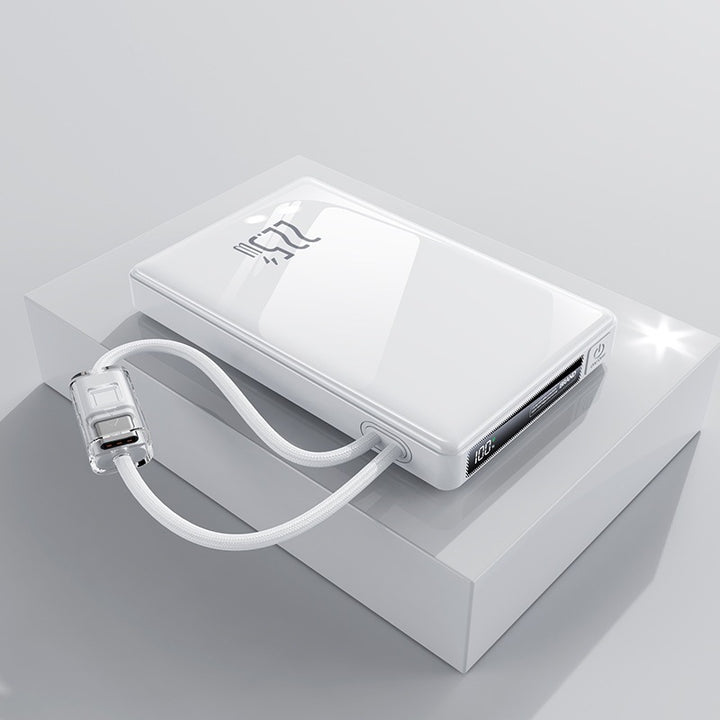Portable power bank with multifunctional fast charging connector Bowlift