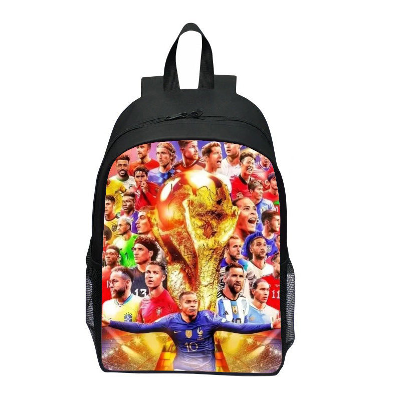 Sporty backpack with Wm trophy design Bowlift