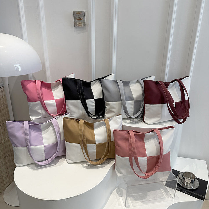 WoSpacious Geometric Design Tote Bag Bowlift