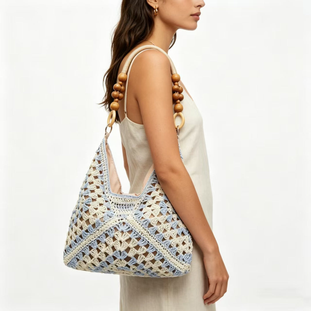 Handmade Macrame Handbag Bowlift