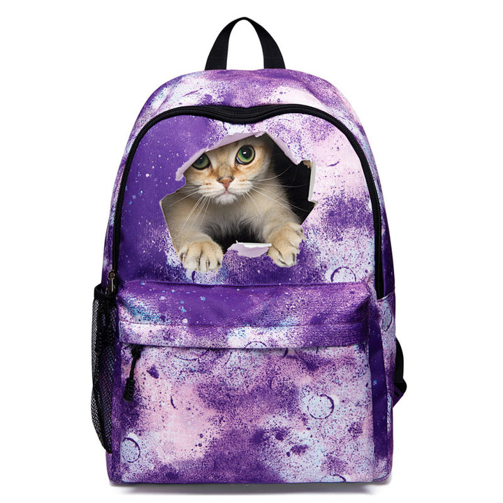 Cat-Themed Adventure Backpack Bowlift