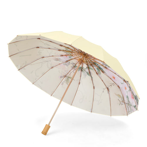 Women's umbrella with floral patterns Bowlift