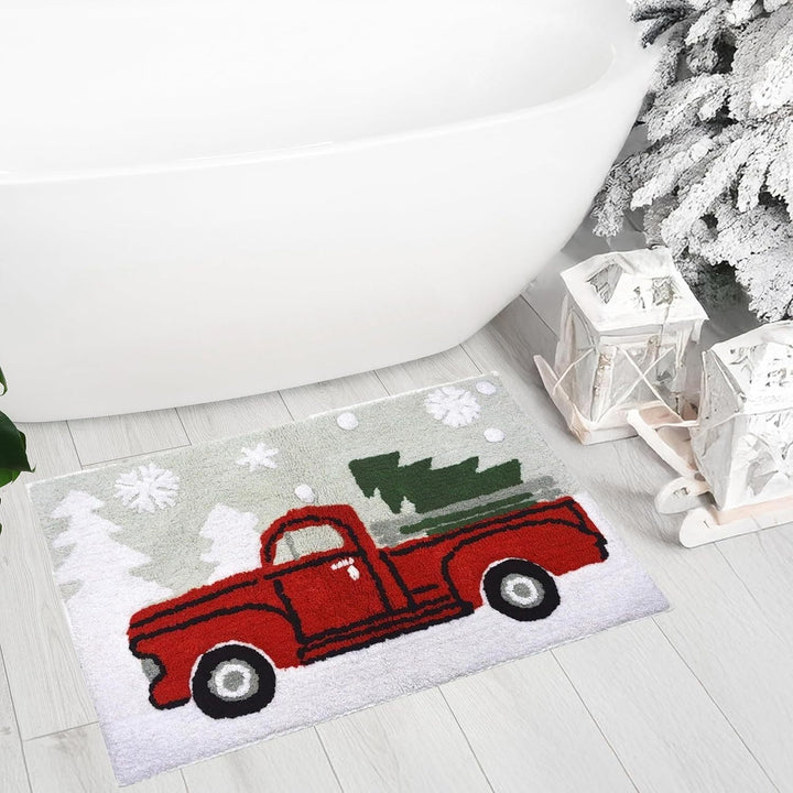 Playful Cocktail Glass Bath Mat