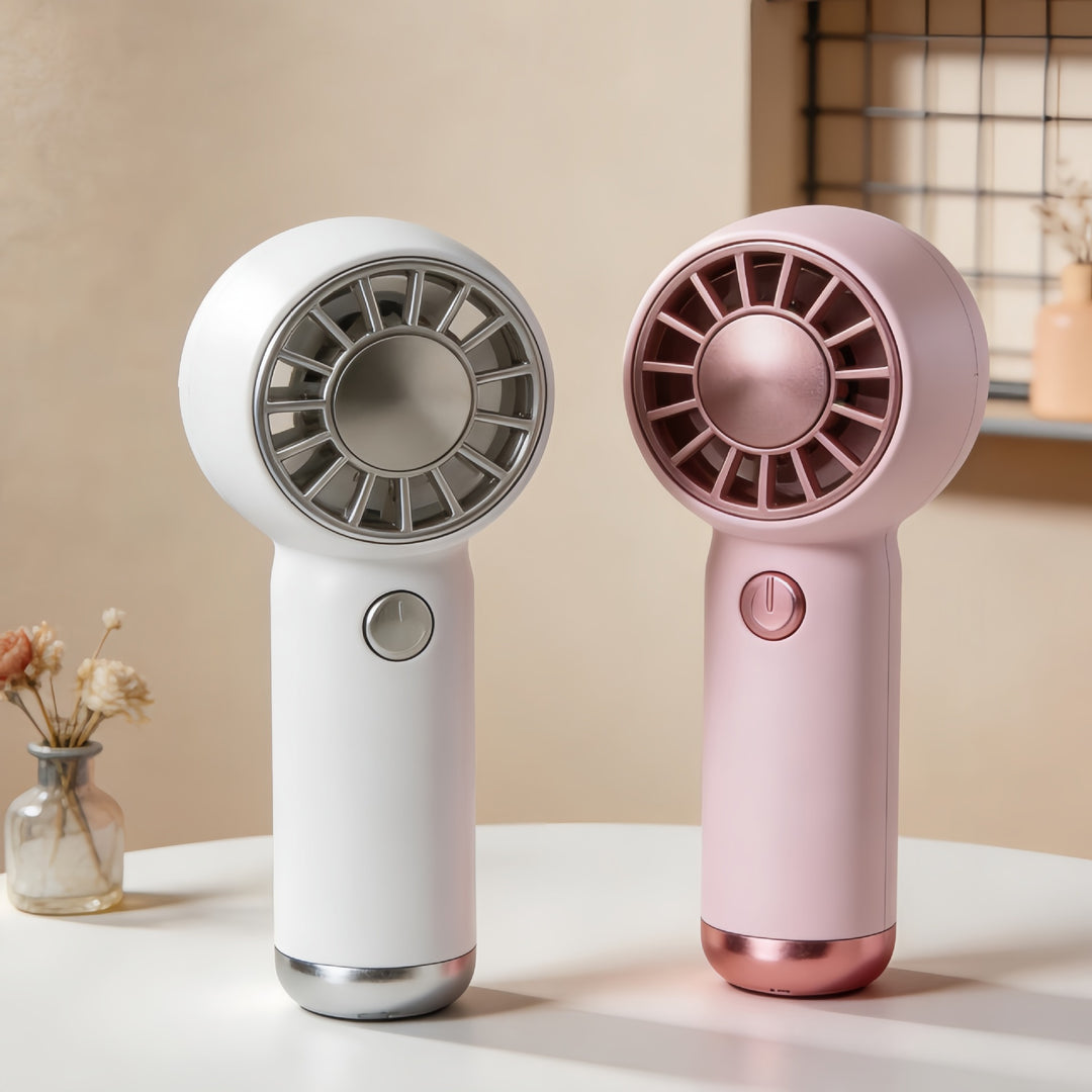 Women's Portable Hand Fan with USB Charging Function Bowlift
