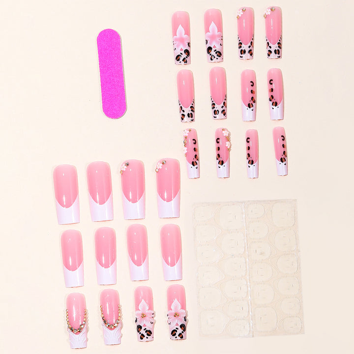 Decorative Floral Acrylic Nail Extensions Bowlift 1789713530
