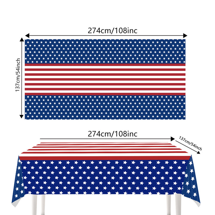 Unisex decorative paper napkins set anniversary motif USA square disposable Bowlift