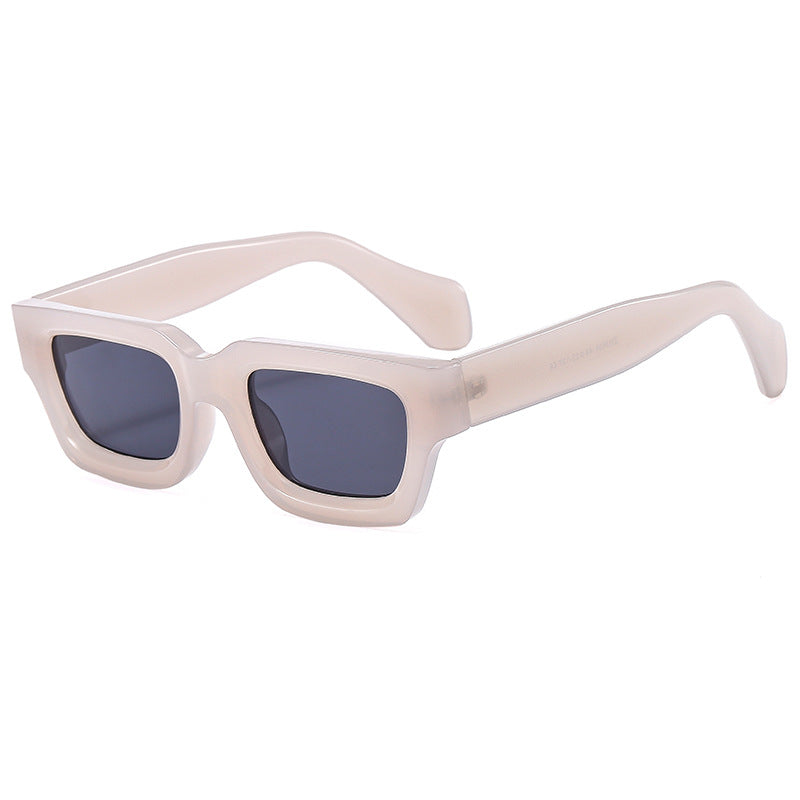 Women's sunglasses in modern and futuristic rectangular design Bowlift