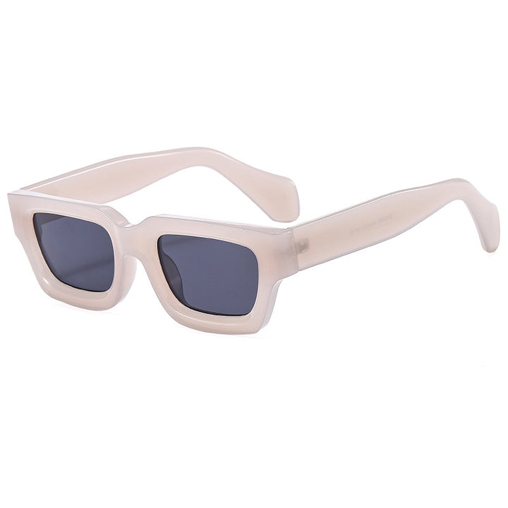 Women's sunglasses in modern and futuristic rectangular design Bowlift