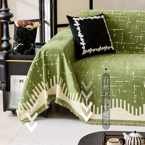 Modern Geometric Pattern Sofa Throw Blanket