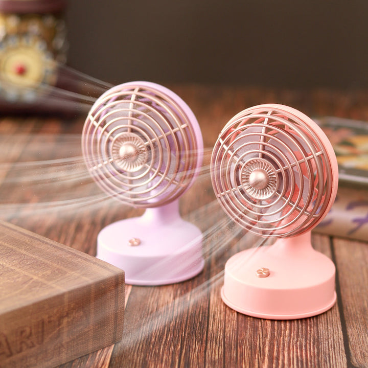 Unisex nan compact portable USB rechargeable mini desk fan with adjustable tilt Bowlift