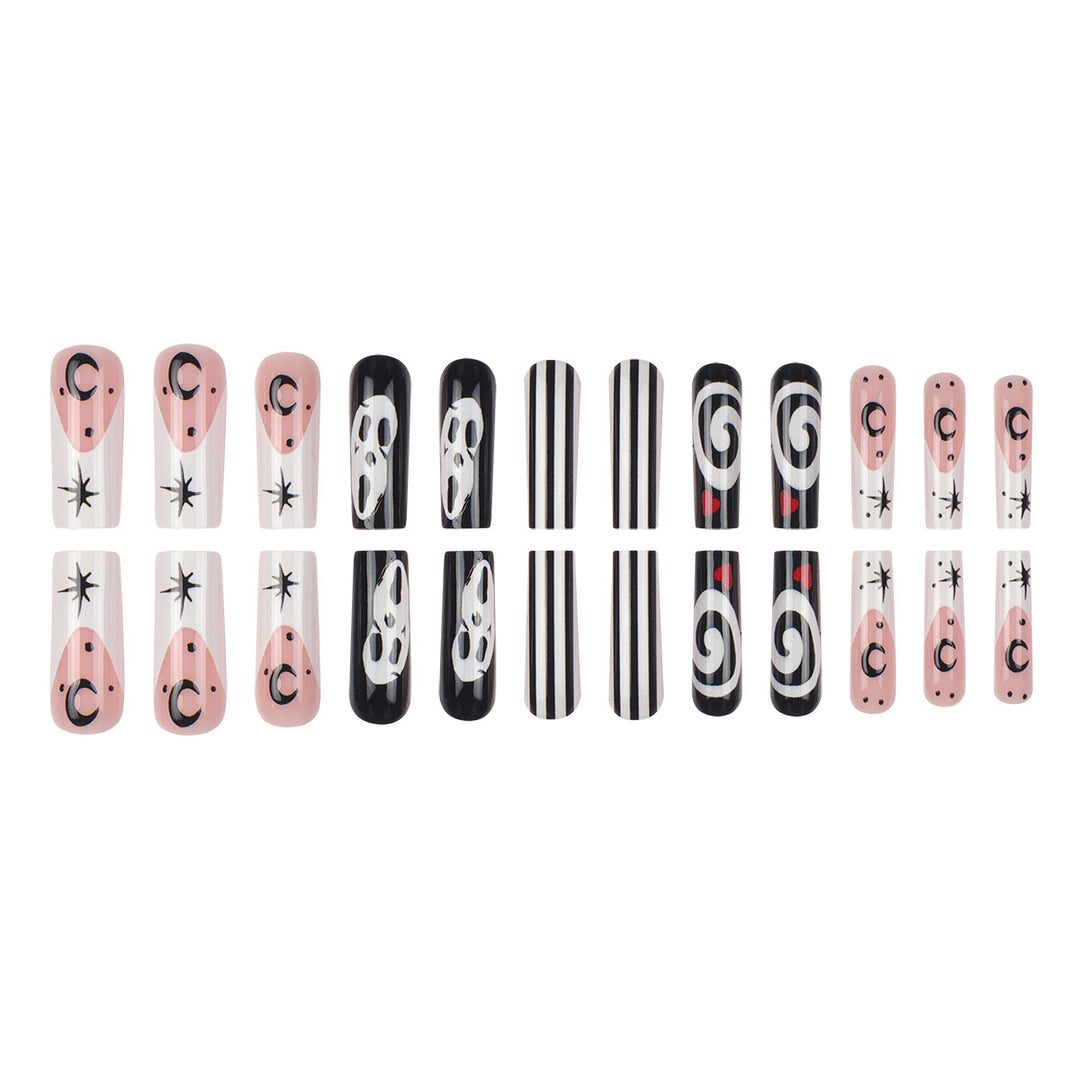 Artistic Themed Press-On Nail Set Bowlift