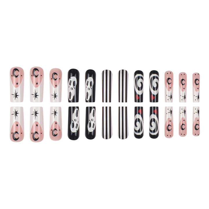 Artistic Themed Press-On Nail Set Bowlift