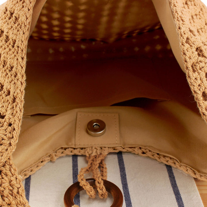 Handmade Macrame Shoulder Bag Bowlift