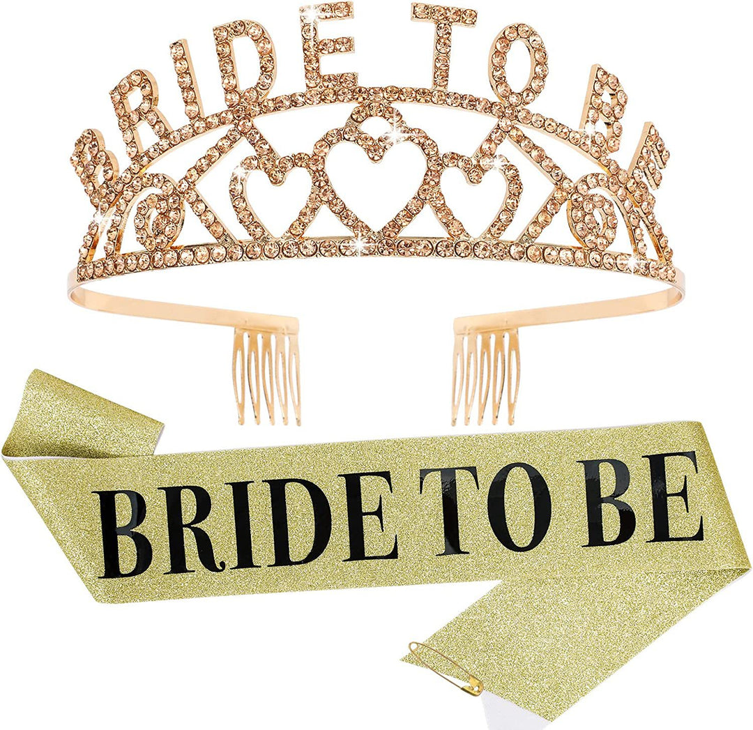 Women's Glittering Tiara with Heart Motifs Bowlift