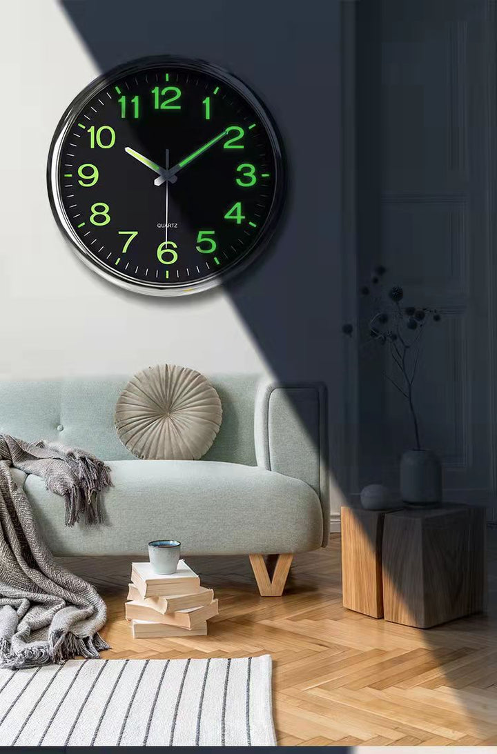 BowLift | Silent Classroom Clock 30 cm - Silent & Illuminated Time