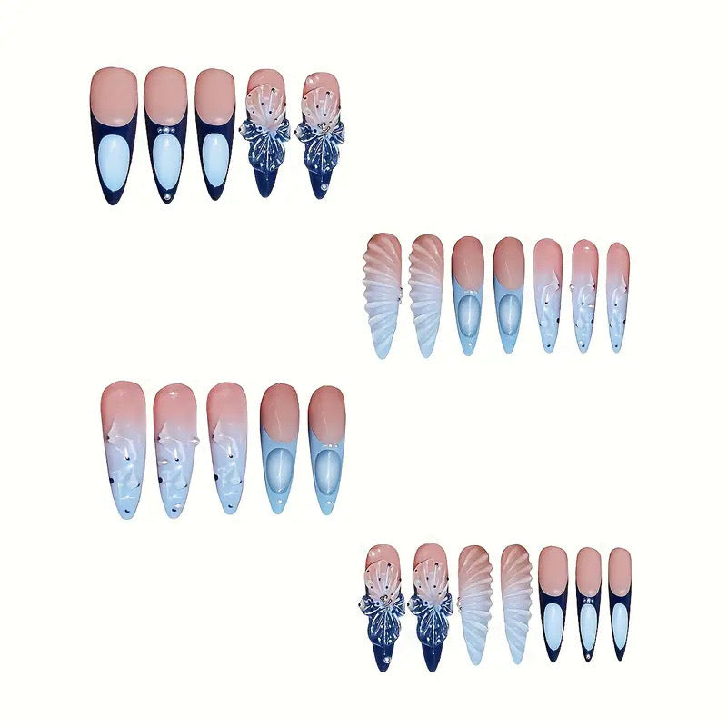 Artistic Stiletto Nail Art Bowlift