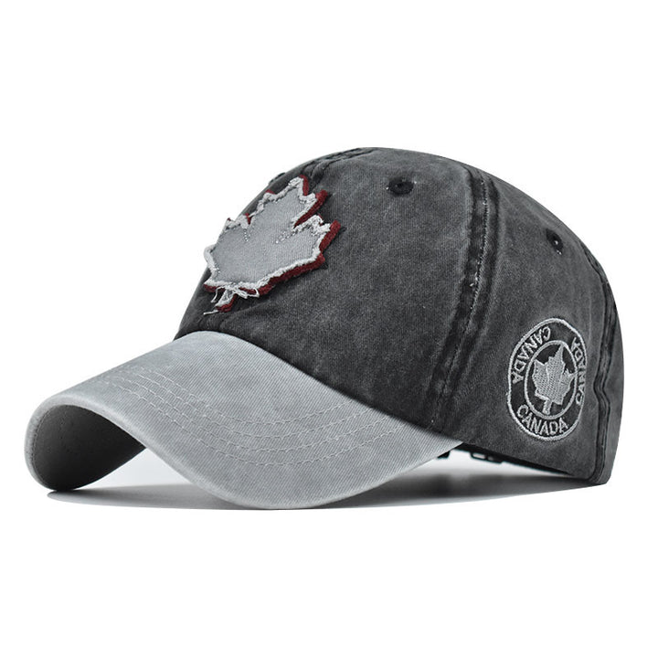 Women's Distressed Canvas Baseball Cap Bowlift