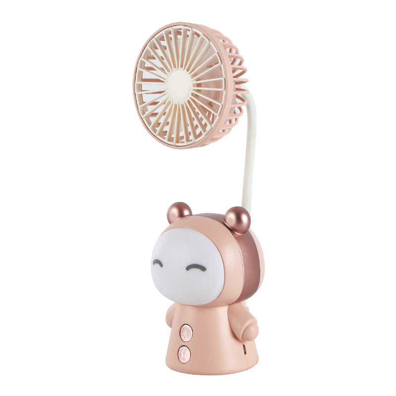 Unisex Portable Hand Fan with Flexible Design and Integrated Spray Function Bowlift