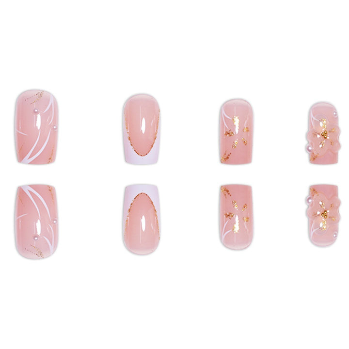 Decorative Floral Nail Extensions Bowlift