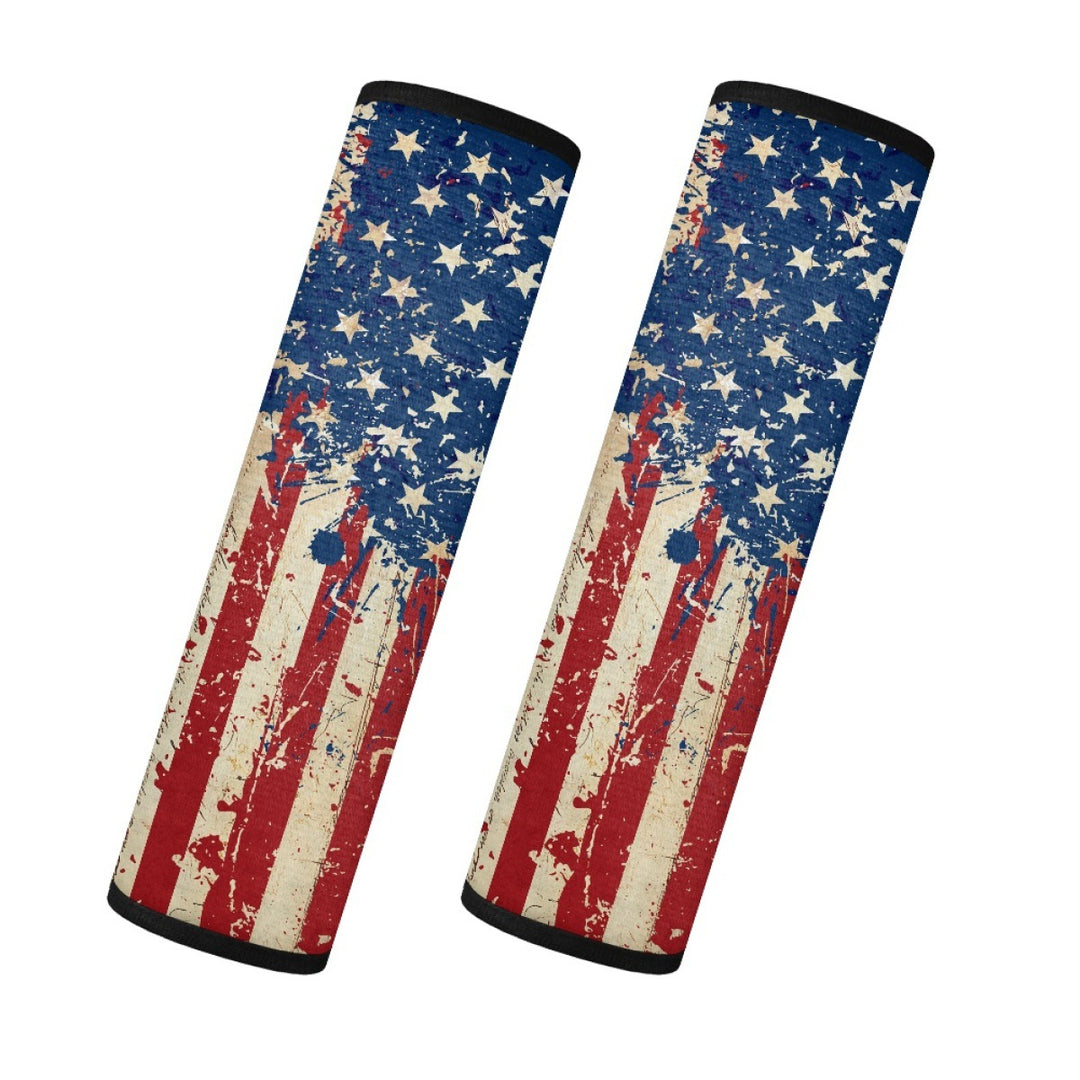 Compression Arm Sleeves with Distressed American Flag Print Bowlift