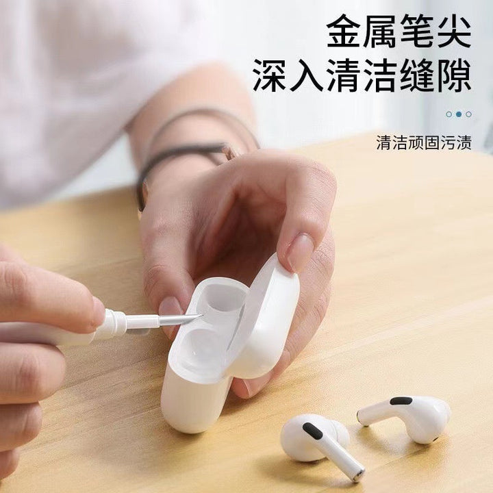 Bluetooth Earbud Cleaning Pen with Microfiber Swab and Precision Pick Bowlift