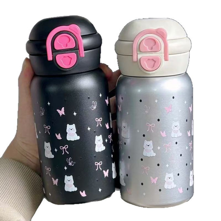 Women's Playful Children's Drinking Bottle with Animals Bowlift