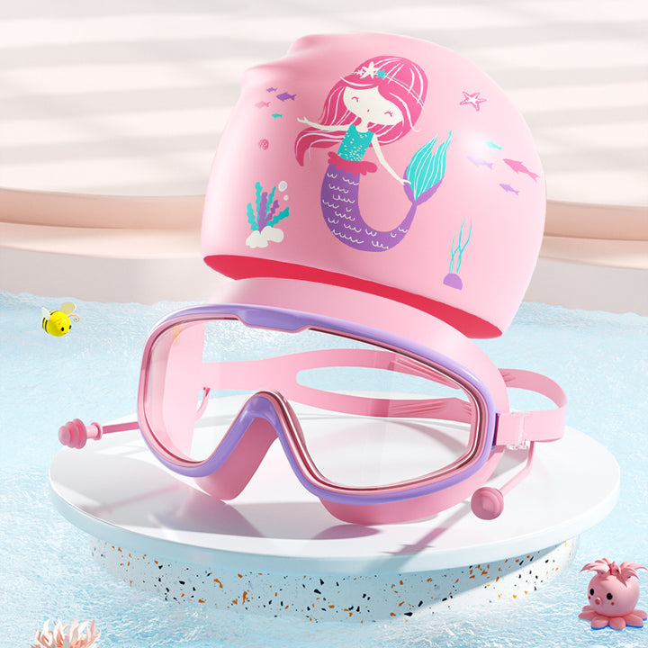 Kids Fun Tiger-Themed Swim Set Bowlift