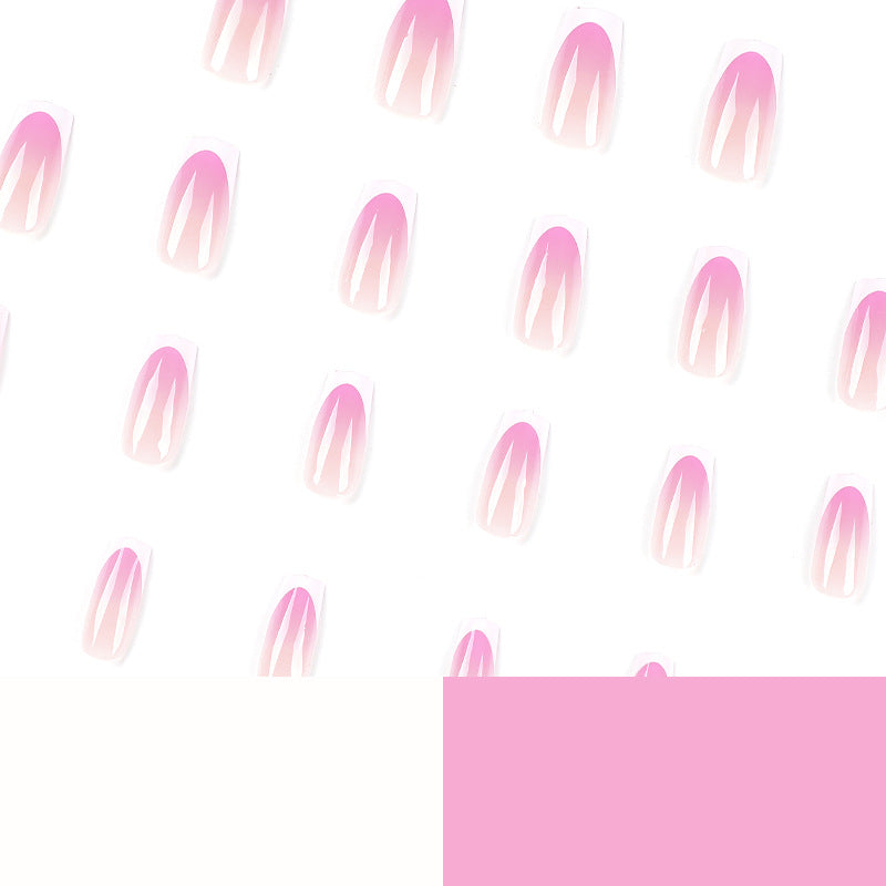 Artful Nail Extensions with Delicate Ombre Design Bowlift