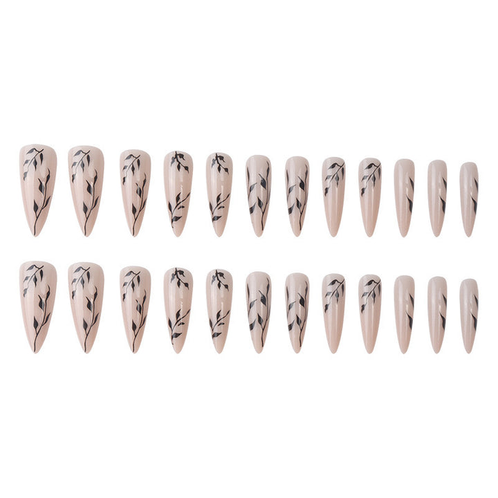 Elegant Artificial Lace Nails with Floral Design Bowlift