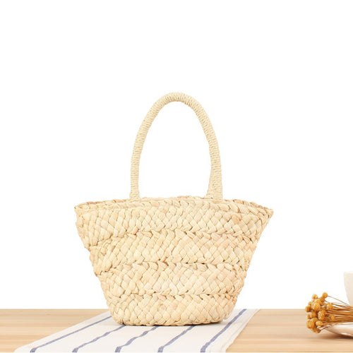 Handbag Made of Natural Woven Material Bowlift