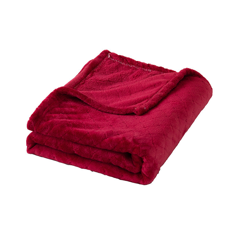 Ladies Soft and Luxurious Plush Blanket with Detailed Rib Structure Bowlift