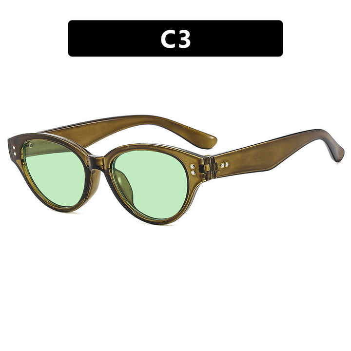 Women's Cat-Eye Sunglasses in an Elegant Design with Wide Frame Bowlift