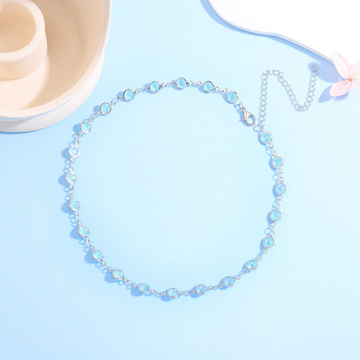 Sparkling Crystal Choker Necklace Bowlift
