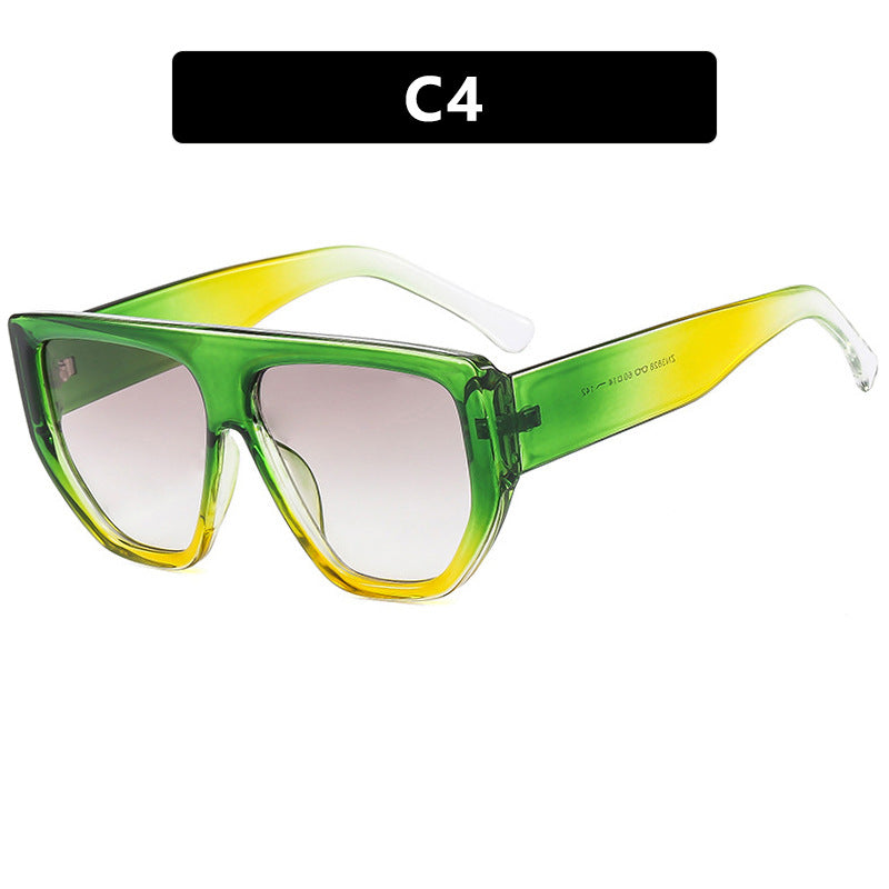 Women's fashionable oversized sunglasses with innovative Bowlift frame