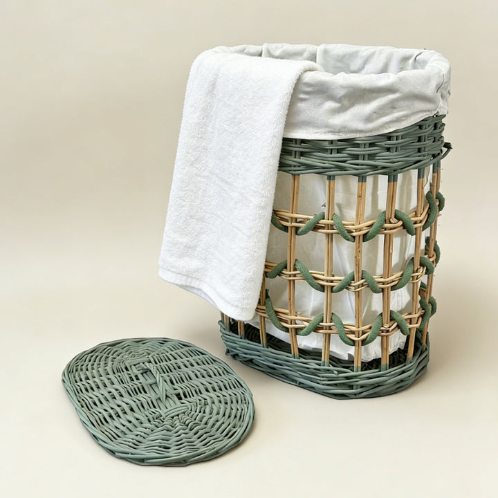 Stylish laundry basket with removable inner lining Bowlift