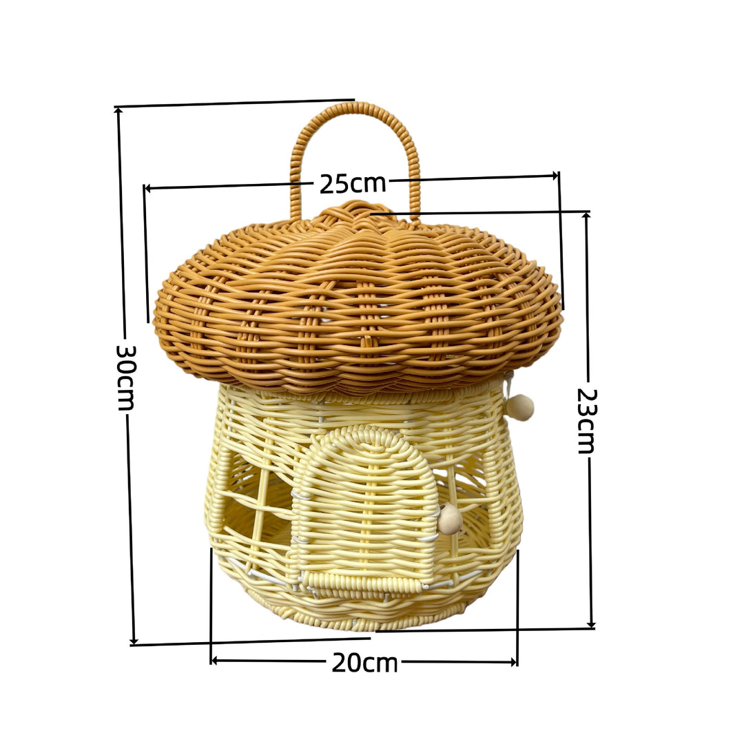 Women's decorative mushroom-shaped basket Bowlift