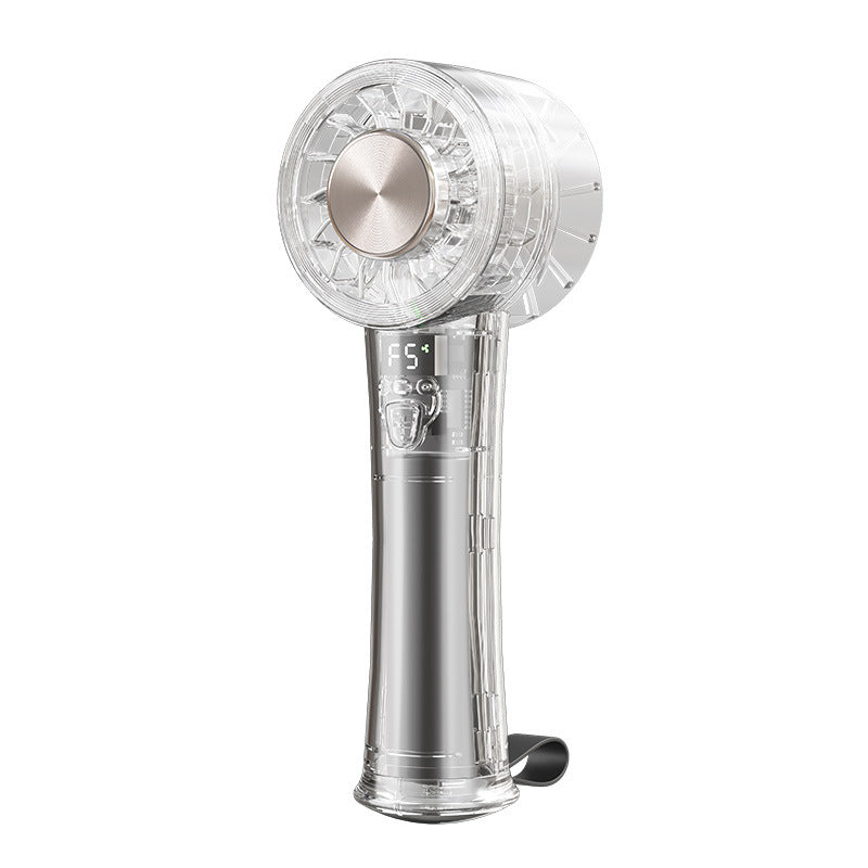 Unisex High-Efficiency Rechargeable Handheld Fan Bowlift