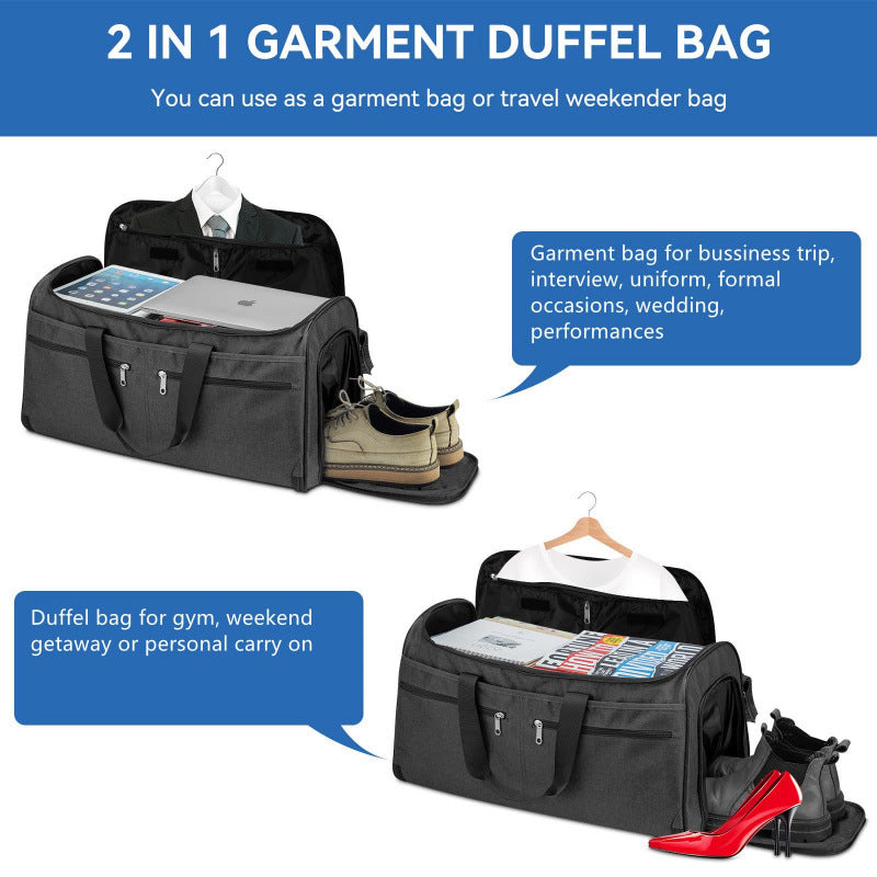 Multifunctional Sports Travel Bag with Multiple Compartments Bowlift
