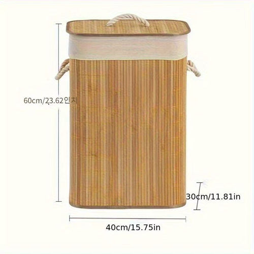 Stylish laundry basket with lid Bowlift